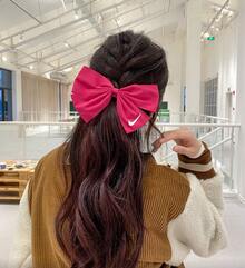 Nike NIKE BOW 蝴蝶結髮圈 束髮帶 男女同款 粉紅色