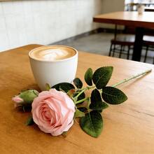 1pc/3pcs/6pcs Artificial Rose Flowers, Fake Double Flower Bouquet, Home Decor, Vase Decor, Wedding Bouquet, Wedding Backdrop Decor, Bedroom & Living Room Decor / Artificial Lifelike Rose Flowers, Suitable For All Seasons - Multicolor - View 7