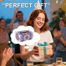 1pc DIY Diamond Painting Tissue Box Cover, Floral Pattern Reusable Mixed Color Art Storage Container, Round Diamond Decor Combo Kit, Diamond Painting Craft, Home Office Decor, Creative Holiday Gift, Naturally Inspired Mosaic Art - Multicolor - View 8