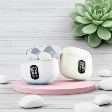 X87 Bluetooth Earphones Wireless Earbuds Touch Control Gaming Headphones HIFI Stereo Noise Cancelling Headphones With Microphone Wireless Headphones With LED Display Stereo Headphones Touch Control Noise Cancelling - Multicolor - View 1