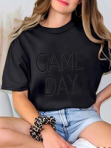Juego Day Foam Trucker Hat Camiseta - Negro - Ver 1