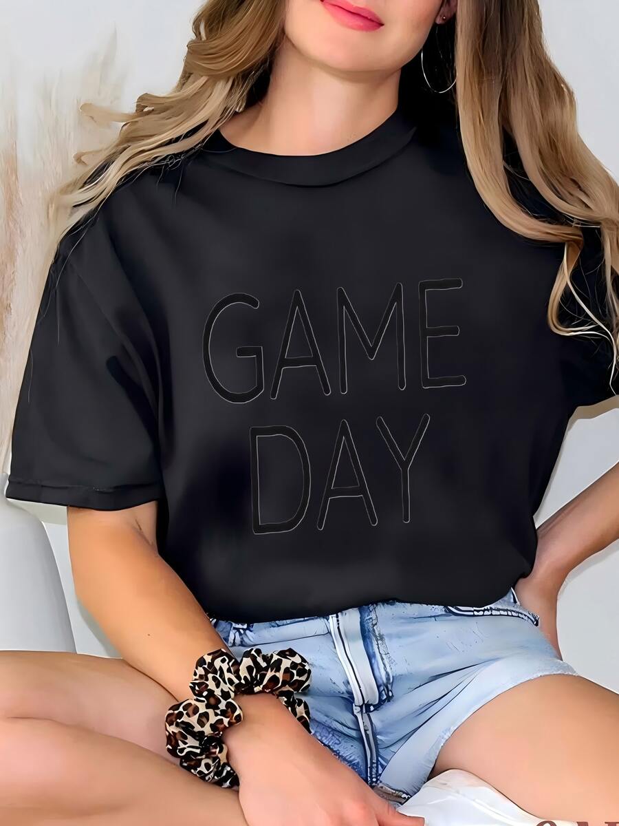 Juego Day Foam Trucker Hat Camiseta - Negro - Ver 1