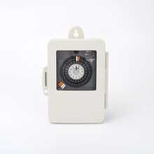 Interruptor De Tiempo Timer 110v/220v Piscinas Albercas,Timer Mecánico De Voltaje Dual 110 Ó 230 V Ideal Albercas - Blanco - Ver 1