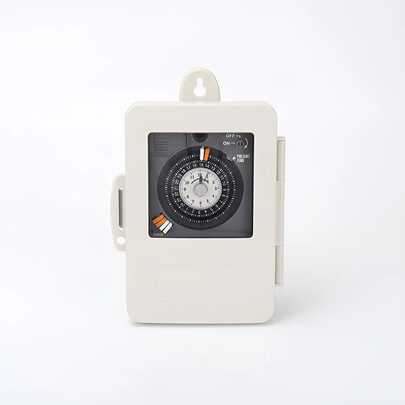 Interruptor De Tiempo Timer 110v/220v Piscinas Albercas,Timer Mecánico De Voltaje Dual 110 Ó 230 V Ideal Albercas