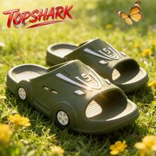 TopShark Kids Fashion Slippers - Army Green - View 1