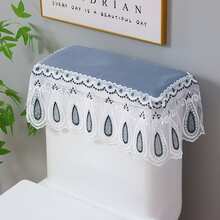 马桶水箱盖，通用马桶水箱盖布，浴室马桶水箱罩 - 彩色 - 查看 2