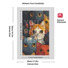 [5D Diamond Painting]Custom Diamond Art Painting Kits For Adults, DIY Personalized Diamond Art Photo Customized Your Own Photos, Painting By Diamond Pictures Kits For Home Decor (For Family),Custom 5D Full Diamond Art Painting Craft - Multicolor - View 73