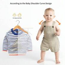 Bộ 10/5/3/1 móc treo quần áo trẻ em bằng gỗ, móc treo bằng gỗ trơn nhẵn với móc xoay 360°, thích hợp cho áo sơ mi, váy, áo khoác của bé, lý tưởng để trang trí phòng trẻ sơ sinh, sử dụng được cả khi khô và ướt. - Móc treo đồ bằng gỗ nguyên khối - Xem 4