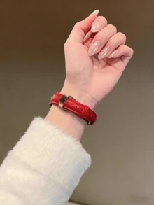 个性化真皮表带，适用于 38/40/41/42/44/45/46/49 毫米表盘，兼容 Ultra/SE10/9/8/7/6/5/4/3/2/1 系列