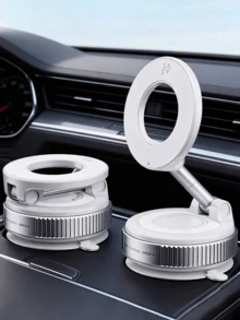 Foldable Suction Cup Rotatable Car Phone Holder, Car Dashboard Navigation, Magsafe Magnetic Desktop Stand - Multicolor - View 2