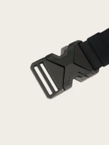 男士战术腰带，带自动扣，多功能户外通勤休闲时尚腰带 - 彩色 - 查看 6