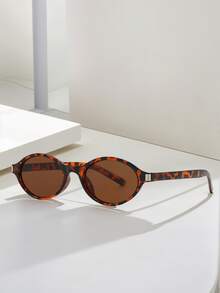 1副女士猫眼PC铆钉复古休闲街头风时尚眼镜 - 彩色 - 查看 12