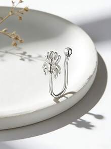 1pc Casual & Unique Spider Nose Ring, Women's Nose Stud Jewelry, Suitable For Daily Wear, Beach, Party