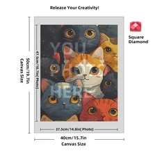 [5D Diamond Painting]Custom Diamond Art Painting Kits For Adults, DIY Personalized Diamond Art Photo Customized Your Own Photos, Painting By Diamond Pictures Kits For Home Decor (For Family),Custom 5D Full Diamond Art Painting Craft - Multicolor - View 67