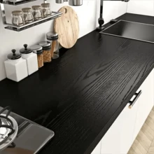 1 pieza Pegatina gruesa marrón para piso de baño y sanitario, baldosa autoadhesiva antideslizante para piso de baño, pegatina decorativa para piso de cocina, pegatina autoadhesiva impermeable y duradera para piso, fácil de instalar - Negro - Ver 8