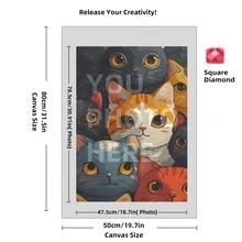 [5D Diamond Painting]Custom Diamond Art Painting Kits For Adults, DIY Personalized Diamond Art Photo Customized Your Own Photos, Painting By Diamond Pictures Kits For Home Decor (For Family),Custom 5D Full Diamond Art Painting Craft - Multicolor - View 57