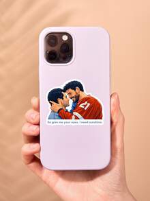 激烈竞争书迷贴纸 - Shane & Ilya 冰球浪漫爱情乙烯基贴纸 - Rachel Reid 粉丝礼物，MM 体育爱情小说，Game Changers 系列，BookTok 美学笔记本电脑装饰 - 彩色 - 查看 3