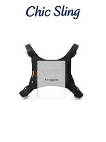 SHILAN Men's Tactical Compact Chest Bag, Running Chest Pack, Running Vest Waist Bag, Chest Rig Running Pack - Multicolor - View 3