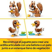 LEGO CREATOR 3-IN-1: NIEDLICHE TIERE – VERSPIELTER WELPEN, 31382, OFFIZIELL LIZENZIERTER SHOP, LIEFERUNG INNERHALB DER HALBINSEL INNERHALB VON 24–48 STUNDEN, SPIELZEUG, FILM, STEINSTÄBE, TEILE, BLOCKS, TIERE - Gelb - Übersicht 4