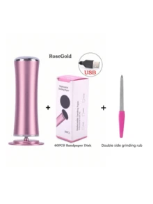 BANBERS Electric Foot Callus Remover, Electric Foot File For Callus Removal, Best Pedicure Tool, Foot Cleaner, Foot Scrubber For Dead Skin And Dry Heel Cracks - Pink - View 10