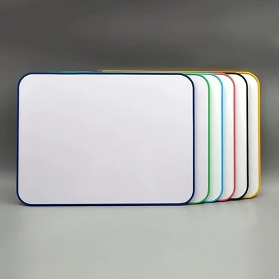 1pc A4 Double-Sided Writing Board Desktop Drawing Pad,1Pc White Board,3 Markers 1 Erase, Erasable Message Board For Home, Portable Small Whiteboard Set For Memo To Do List,Drawing, Office, Home, School(Accessories Color Random), Cork Board, Pin Board, Vision Board