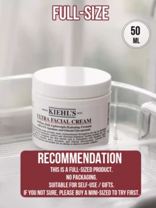 Kiehl's Since 1851 Ultra Facial Cream, 50ml Full-Size/14ml Travel Size/3ml Sample Mini, 24-Hour Daily Hydrating Cream With 4.5% Squalane, Deeply Moisturizes & Strengthens Skin Barrier, Lightweight Nourishing Formula For All Skin Types, Ideal For Daily Use/Office Commute/Travel & Severe Climates, Enhanced Repair Facial Moisturizer & Thoughtful Skincare Gift - Highly Moisturizing Face Cream - View 5