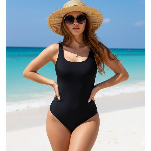 Body Maiô Feminino Costa Nua Praia Verão Casual Sensual Moda praia Praia Esportes e Fitness Verão