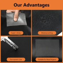 Leather Repair Tape,1piece SelfAdhesive Leather Repair Patch , Leather RepairKit For Furniture , Couches,CarSeats,Cabinets,Handbags - Multicolor - View 3