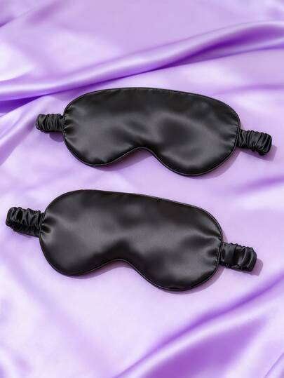 Jedwabna opaska na oczy do spania 1 szt./2 szt./3 szt./5 szt./10 szt./15 szt., opaska na oczy do spania, odpowiednia do blokowania światła podczas snu, pomaga spać spokojnie przez całą noc, odpowiednia w podróży i podczas drzemek (czarna)