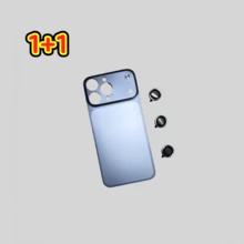 【深海蓝升级版】适用于 13Pro/14Pro/15/16 的后盖保护膜，升级为 17ProMax 版本，深海蓝配色，超薄柔韧，触感如肌肤般细腻，防刮花，防指纹，一键贴合，稳重可靠，商务新选择，适用于日常防护、办公、居家使用。日常防护、办公、居家使用，镜头保护膜，手机摄像头保护盖，防水防震防摔，防刮花。 - 藍色 - 查看 19