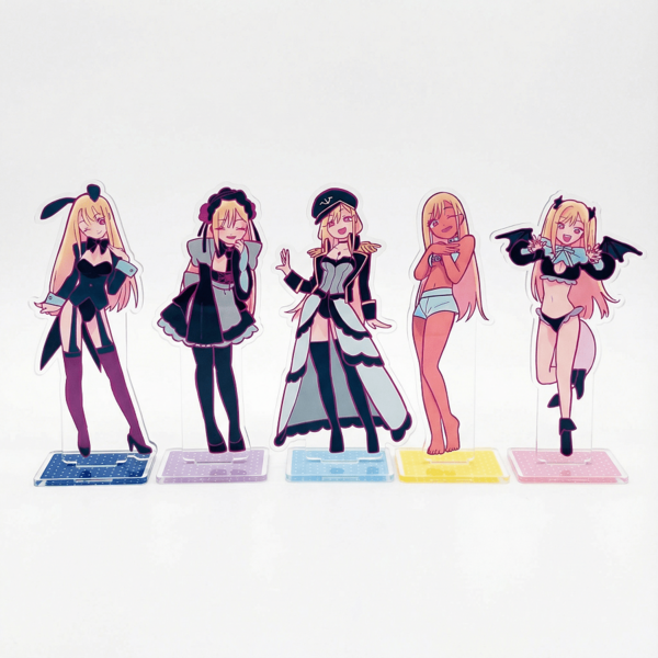 新品 我的换装宝贝 亚克力立牌模型摆件装饰创意桌面人偶展示 爱心礼物 卡通情侣