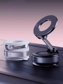 Foldable Suction Cup Rotatable Car Phone Holder, Car Dashboard Navigation, Magsafe Magnetic Desktop Stand - Multicolor - View 6