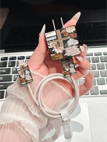 Prayer Cross Design, Minimalist Apple Charger Protective Case, Compatible With 20W Charger For IPhone 15, 17/16 ProMax Phone Charging Cable Protector, Anti-Bending, Anti-Cat Bite, Suitable For 13/14 Plus/17 PROMAX/14 Data Cable Protector, Charger Protector. Valentine's Day Gift, Fashionable Phone Accessory Design - Plastic Cable Protector, Charging Cable Protector