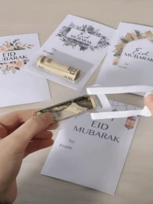 5pcs Fashionable Cash Envelopes, Festival Carnival Children's Gifts, Suitable For Writing Blessings And Gifting Cash Does Not Include Cash, Red Packet Cards - Multicolor - View 3