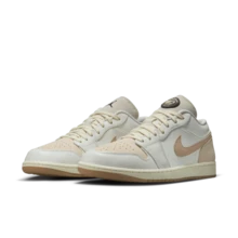 Nike Air Jordan 1 Low FW CN Men's Shoes, Casual Sneakers IB8855-121 - White Rice/brown - View 6