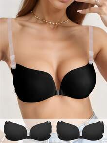 强烈推荐：这款聚拢文胸具有显著的提拉效果，采用可调节的交叉肩带设计。面料柔软舒适，完美塑造丰满圆润的胸型，带来全天候的舒适穿着体验。适合日常穿着、正式场合和休闲装扮，是注重内衣舒适度和时尚感人士的理想之选！ - 彩色 - 查看 23