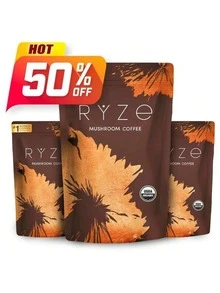 west month RY-ZE Mushroom Coffee-6 AdaptogenicMushrooms, Organic, Instant, Better Energy,Focus, DigestionMCT Oil - 3pcs - 查看 8