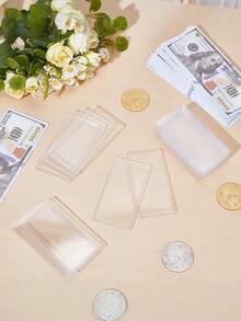 1个钞票保护盒，纸币收纳盒，钞票收纳盒，纪念币，钞票收纳整理，硬币和纸币保护盒