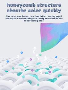 New Upgraded! 50/100pcs Laundry Color Catcher Sheets, Prevent Color Transfer, Suitable For Mixed Washing - Color Absorber - View 5