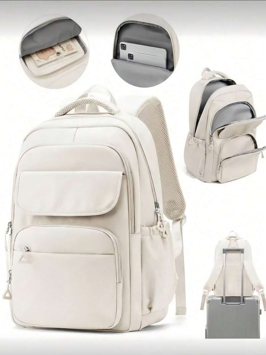 新款背包，笔记本电脑背包，适用于 14-15.6 英寸笔记本电脑，男女通用，轻便耐用，防水设计