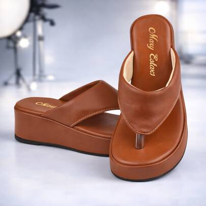 Sandália Chinelo Infantil Feminino Flat Plataforma Casual De Dedo Confortável Antiderrapante