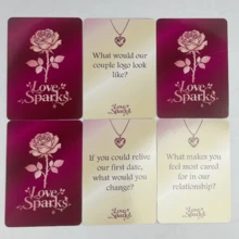 A Creative Interactive Card Game Designed For Couples, Perfect For Playing After Meals With Friends, Bringing Endless Joy, And Kicking Off A Romantic Entertainment Night. An Exquisite Gift For Valentine's Day And New Year. - Multicolor - View 6