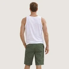 Men's Bermuda Jeans Twill Shorts Men's Jeans - xanh quân đội - Xem 7