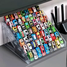 Multi-Functional Acrylic Display Stand, Suitable For Toy Cars And Jewelry - Stackable Multi-Layer Design, Perfect For Christmas And Holiday Gifts