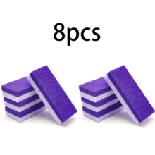 Professional Foot Pedicure Pumice Stone For Removing Foot Calluses And Dead Skin Scrubber, Double-Sided Usable, An Ideal Tool For Home Foot Care, Hand And Foot Care Tools - Purple - View 7