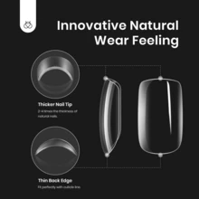 Nail Tips Kit Square Nail Supplies Nail Stuff Nail Stuff Nail Tech Supplies 500Pcs Pre-Shaped Extra Short Square Nail Tips With 5 In 1 Mutipurpose Glue Gel Base Uv Led Nail Lamp - 凝膠 - 查看 6