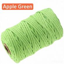 50M/164ft 3mm Colorful Rope String, Handmade DIY Binding Weaving Bag Wrapping Decor Macrame Accessories Materials - Color Mixing - View 40