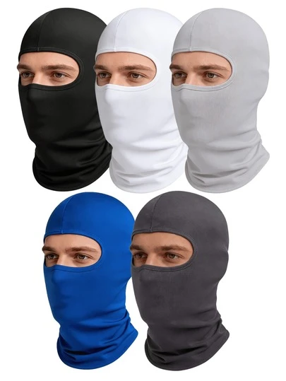 1 st unisex balaklava ansiktsmask halsvärmare skidmask, andningsbar utomhussporthuvudbonad lämplig för dagliga utflykter, vandring, fiske, pendling