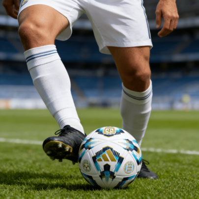  Adidas Size 5 Soccer Ball, Casual Training And Match, Seamless Heat-Bonded, Argentina 3-Star Soccer Ball.