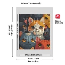 [5D Diamond Painting]Custom Diamond Art Painting Kits For Adults, DIY Personalized Diamond Art Photo Customized Your Own Photos, Painting By Diamond Pictures Kits For Home Decor (For Family),Custom 5D Full Diamond Art Painting Craft - Multicolor - View 80